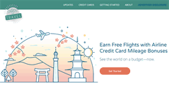 Desktop Screenshot of cardsfortravel.com